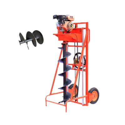 China Portable High Quality Portable Tree Planting Earth Auger Gasoline Hand Pole Electric Pole Hole Digger for sale