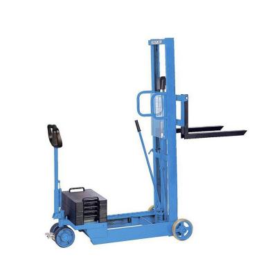 China 1ton 1.5ton 2ton Multi Functional Pallet Stacker Walkie Straddle Stacker Electric Straddle Stacker for sale