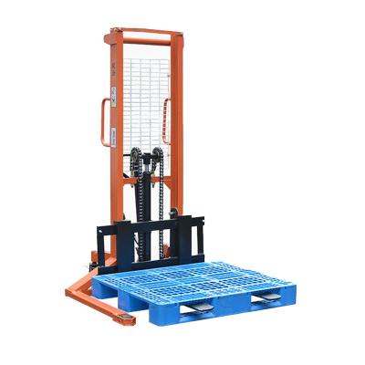 China Multi Functional Tone 1ton 1.5ton 2ton Pallet Truck Stacker Manual Pallet Stacker for sale