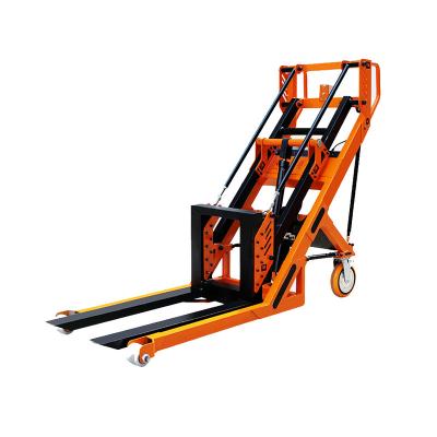 China 500kg Height 1.7m Multi Functional Folk Elevator Pallet Stacker Pallet Stacker Max Lifting Electric Pusher for sale