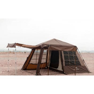 China Tube Type Tent Stake Star Castle Automatic Tent | 4P | Easy Setup | Two-rooms | Fiber Glass Poles | Water-Resistant | Free 2 Vestibule Poles for sale