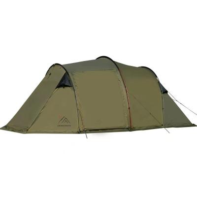 China Extended Type Green Tunnel Tent | 4P | PU3000MM Water Resistant | Two-Rooms | Excellent Ventilation | Anti UV | Spacious | Camping | Glamping for sale