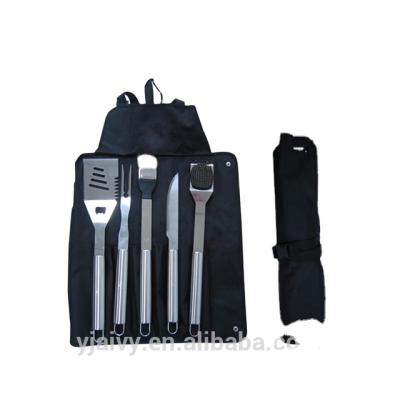 China Wholesale Custom High Quality Portable Easily Cleaned Barbecue Grill Set BBQ Tool Kit With Apron for sale