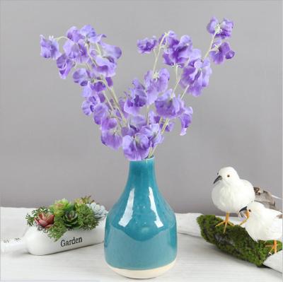 China Trendy Gift / Home Decor ins Most Popular High Quality Real Touch Orchid Butterfly Pea Artificial Flower For Home Decoration for sale