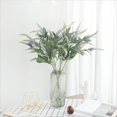 China 2021 Fashional Most Popular Arrangement Decoration 7 Heads Gift/Decor Silk Garden Artificial Sage Flower for sale