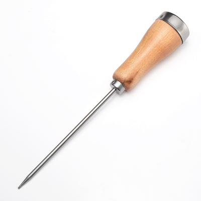 China Wholesale Cheap Useful Solid Steel Wood+Stainless Household Ice Chisel Cutting for sale