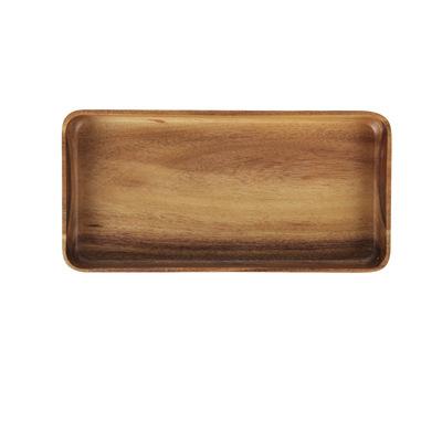 China Multi-use Viable Wholesale Natural Acacia Rectangle Wood Storage Box For Living Room for sale