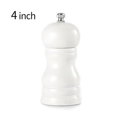 China Sustainable high quality custom universal natural rubber wooden pepper grinder for kitchen for sale