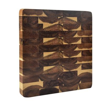 China Home-Use Disposable Natural Solid Wood Square Cutting Board for Kitchen for sale