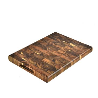 China Disposable Eco-Friendly Natural Custom Acacia Wood Cutting Board for Kitchen for sale