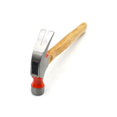 China High Quality Strong Power Carbon Steel 45 Woodworking Claw Hammer With Wooden Handle for sale