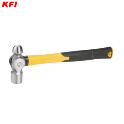 China Machinist Hammer Guangzhou Tool Kit Wholesaler 8 Ounce Ball Pein Hammer With Fiberglass Handle for sale