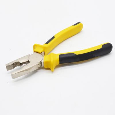 China Cutting Hot Sale America Asia Type Environmental Handle Cutting Combination Polishing Pliers With PVC Handle for sale