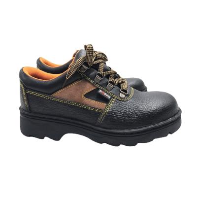 China Steel toe SBP outsole genuine leather rubber safety shoes safety indestructible shoes work boots sneakers Te koop