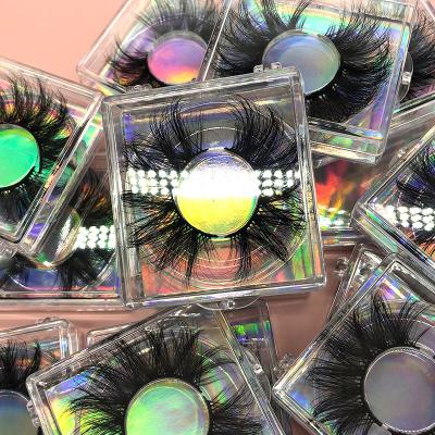 China High quality lash maker popular Lite 3d mink lashes 25mm lashes with custom packaging for sale