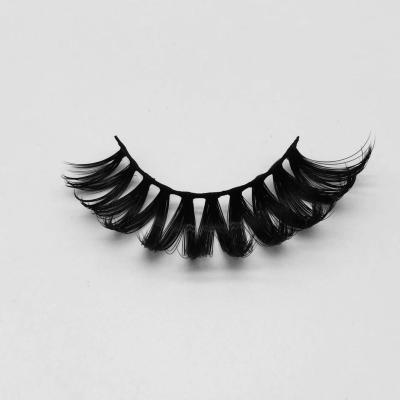 China Lite Styles Popular Bulk 3d Lashes 15mm Lashes Handmade Fiber Lashes With Case for sale