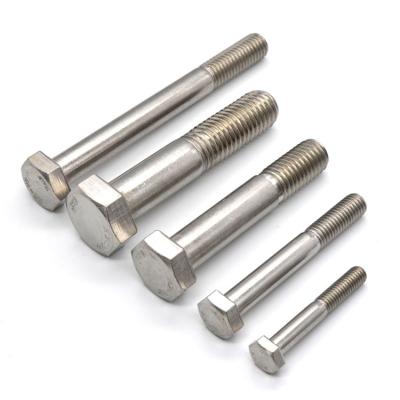 China Stainless steel astm a307 stainless steel hex bolts din 933 for sale