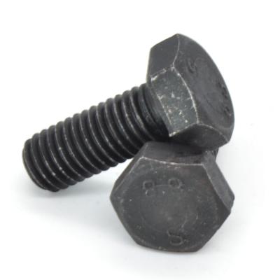 China GB5783 full carbon steel thread carbon steel hex head bolt m42 grade 8.8 astm a325 hex bolt for sale