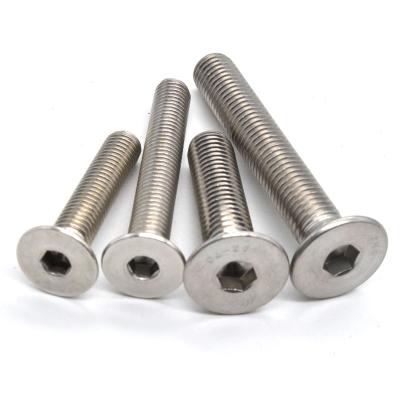 China DIN 7991 SUS304 Stainless Steel 304 Hex Socket Countersunk Flat Head Cap Bolt for sale