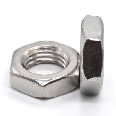 China Stainless steel carbon steel hex head thin nut grade8.8 for sale