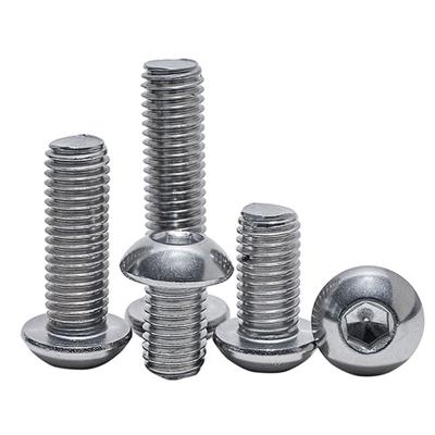 China ISO 7380 Head Pan M4 304 Stainless Steel Hexagon Socket Knob Screw Head Screw for sale