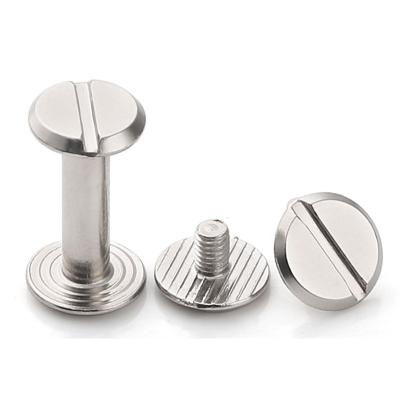 China M2.5 M4 Round Stainless Or Aluminum Custom Slotted Chicago Screw Rivets for sale