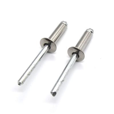 China Titanium Stainless Steel Or Aluminum Skin Type Domed Head Waterproof Blind Rivet for sale