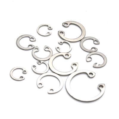 China Round Spring Circlip Wedge Stainless Steel Wire Snap Ring for sale