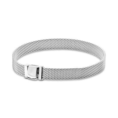 China New Fashion Color Fashion Creative Gift Bracelet Classic Buckle Reflections Mesh Chain Bracelet for sale