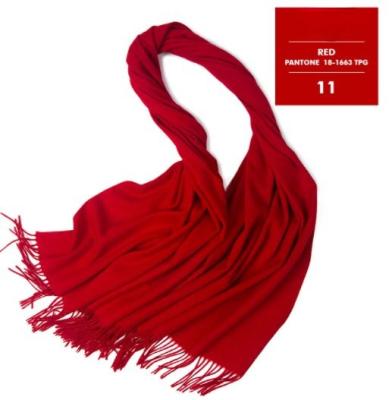 China Solid Color Scarves And Shawls Women Winter Wool Scarf Warm Warm Shawl for sale