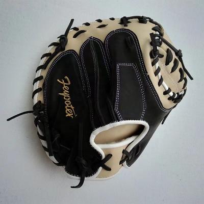 China Whip Leather Professional Back To Style Cowhide Baseball Catchers Glove for sale