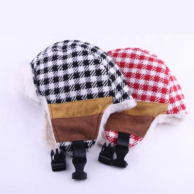 China Wholesale JOINT Trooper Hats Winter Plaid Russian Warm Hat With Ear Flaps for sale