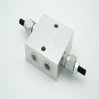 China Double valve, trim mounted or steel hydraulic control cross-overrelief line mounted with brake release port for engineering plant for sale