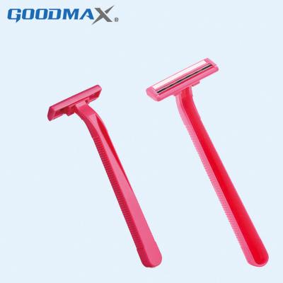 China Hot Selling Double Blade Twin Blade Razor Women Cheap Safty Disposable Razor For Hotel for sale