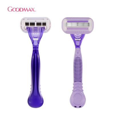 China High Quality Four Blade Lady Portable Razor Adjustable Women Shaving Razor for sale