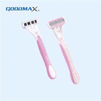 China Low Price Four Blade Women's Five Blade Razor Non Slip Handle Razor Facial Razor for sale