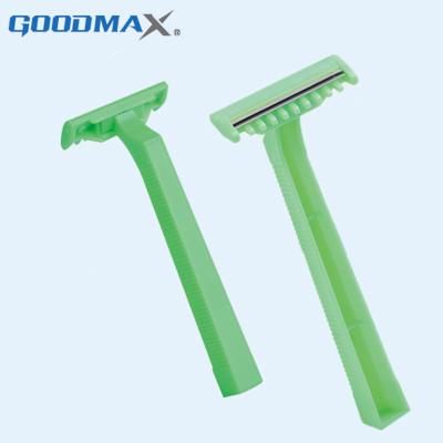 China Factory Professional Twin Blade Double Edge Men's Shaving Disposable Medical Razor for sale