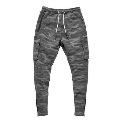 China European and American sports men's fitness pants autumn and winter nylon/cotton loose running training pants for sale