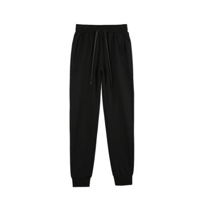 China Most Comfortable Anti-wrinkle Black Cotton Joggers Oversized Women Plus Size Women Sweatpants for sale