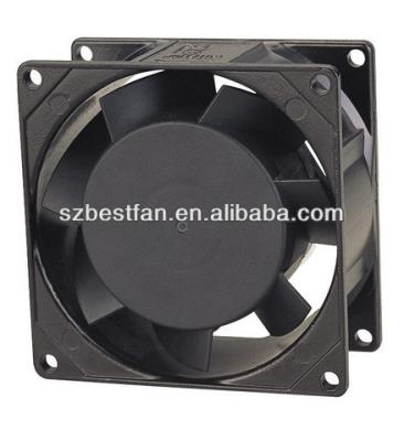 China PBT UL94V-0 BT220 Maxair 220V AC 80x80x38mm Thermoplastic Axial Fan Motor for sale