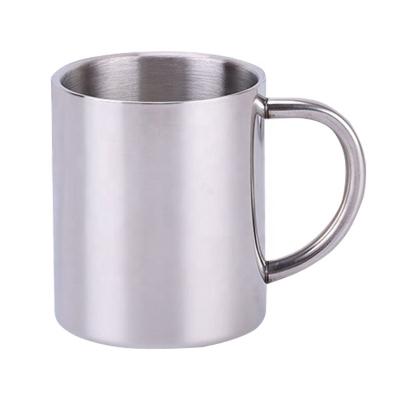 China PORTABLE Custom Logo 450ml Stainless Steel Coffee Mugs Handle Double Wall Mug With Handle for sale