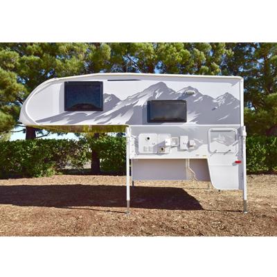 China 2020 Luxury Hard Travel Trailer Ecocampor Side Off Road Truck Camper With Queen Size Bed For Sale for sale