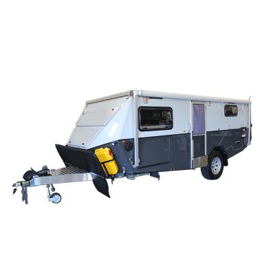 China Travel Trailer Fold Down New Tow Behind Pop Up Box Camper Foe Sales for sale