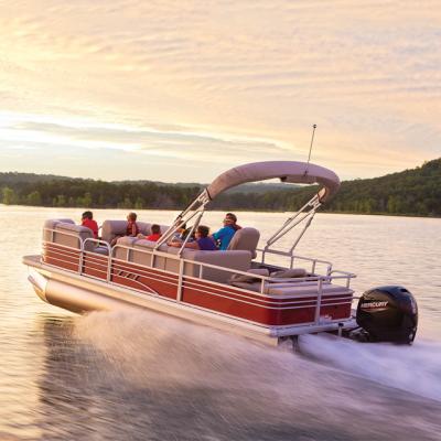 China Family Entertainment Kinlife 18FT 19FT Pontoon Boat High Speed ​​20FT Floating Fishing Aluminum For Sale for sale