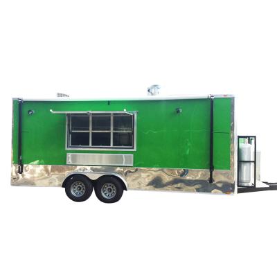 China Snack Factory Australia Standard Food Truck Mobile Fast Food Cart Trailer for sale