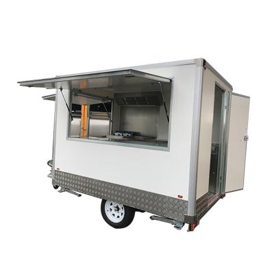 China Standard Mobile Vegetable Processing Plant Australia Concession Turkey Food Trailer /Caravan For Barbecue for sale