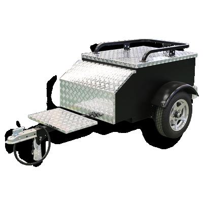 China Movable With Good Railing Sale Motorcycle Luggage Trailer, China Factory Direct for sale