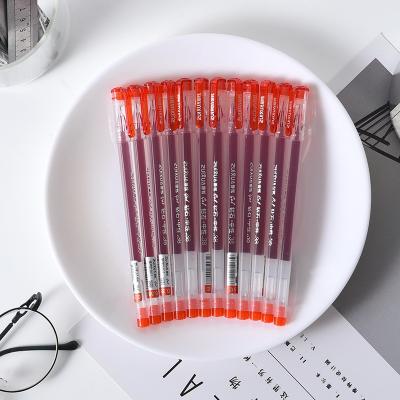 China Good Reputation Whosale 0.5mm Normal Gel Pen With Rubber Back To Swiss Imported Pen Titanium Seed Available From School Writing Examination Office for sale