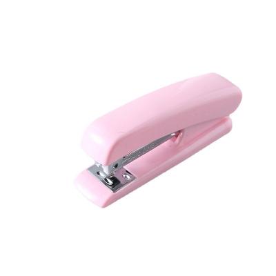 China Work In Office 12 Macaron Color Stapler Regeneration Small And Mid-Size Office Stapler Universal Stapler Lightening Student Labor for sale