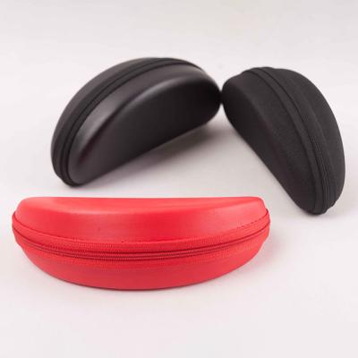 China Lovely and cute lightweight EVA sunglasses case with clip zipper eyeglass case for sale